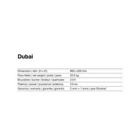 photo Biolareira de chão Ruby modelo DUBAI - Preto 4